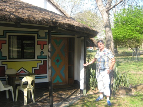 mijn huissie op de Timbavati Safari Lodge